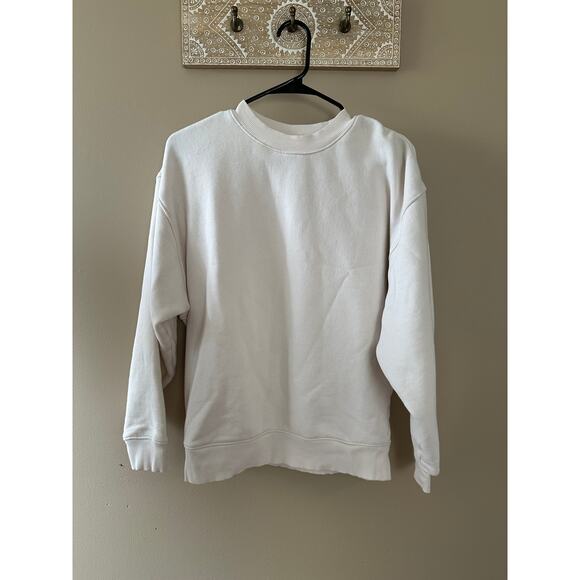 Universal Thread Tops - Universal Thread Cream Pullover Crewneck Sweatshirt